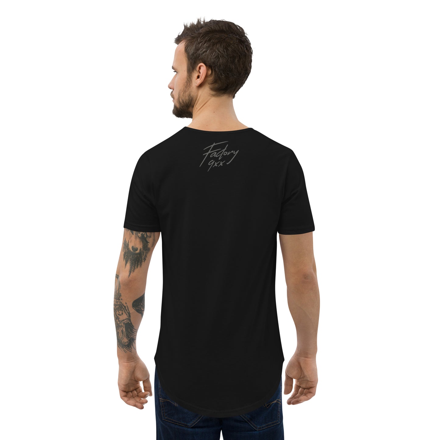 9E11EVENMen's Curved Hem T-Shirt