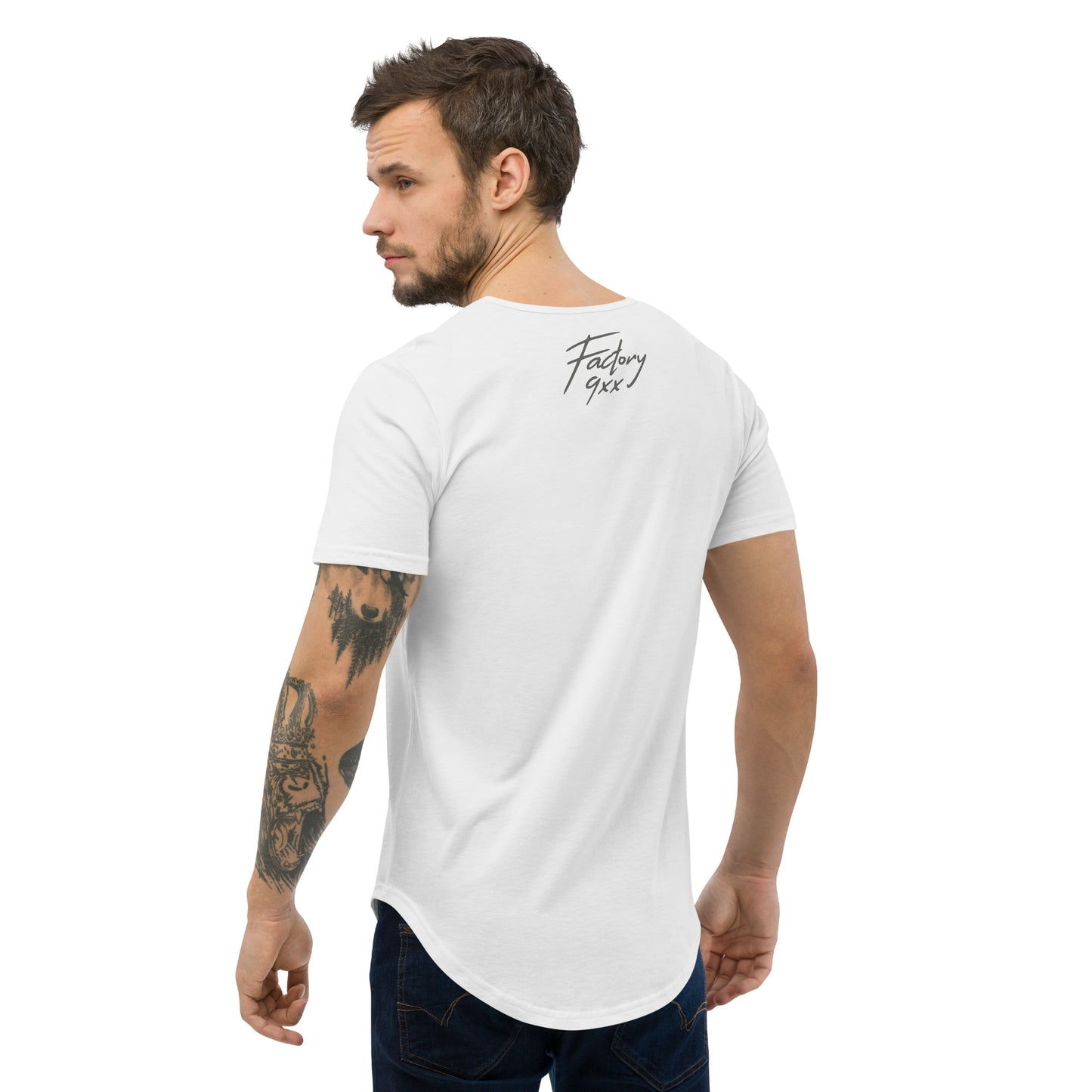 9E11EVENMen's Curved Hem T-Shirt