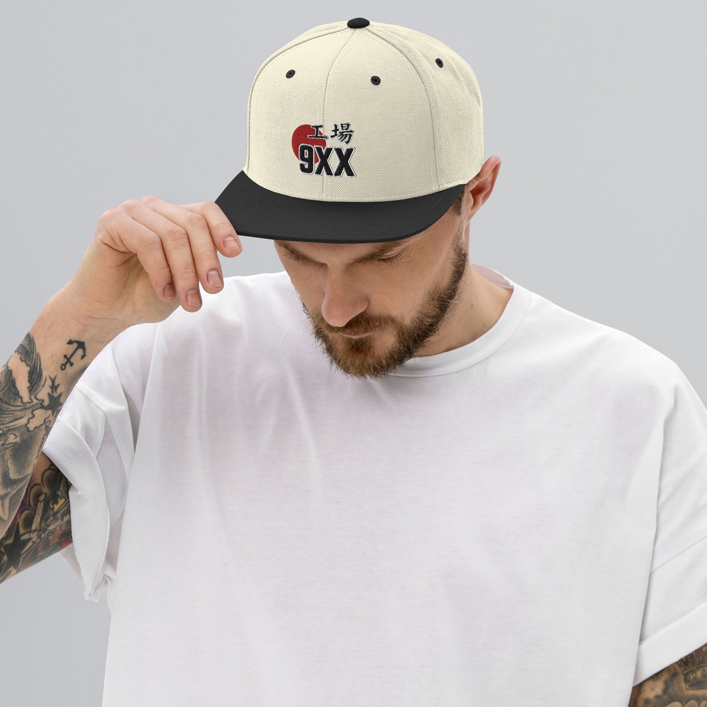 FACTORY 9XX Kanji Snapback Hat