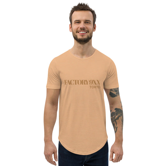 Men's TOKYO Curved Hem T-Shirt sAND