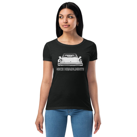 Women’s NICE HEADLIGHTS fitted t-shirt